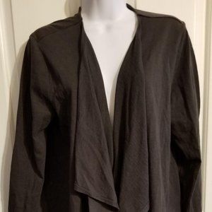 Bit & Bridle Black Open Cardigan Sz M